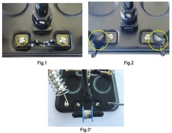 TOOLCRAFT 2526774 LED Magnifying Lamp with Third Hand - Fig1