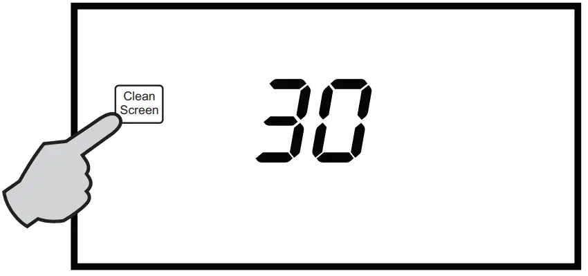 HVAC Controls UT32 Titan Touchscreen Thermostat - CLEAN SCREEN
