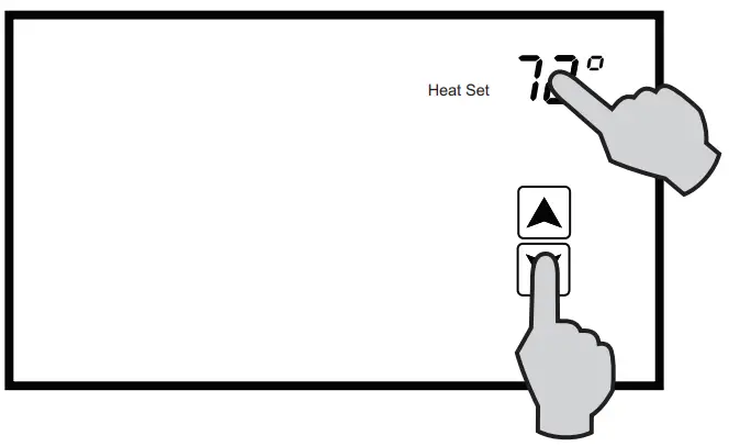 HVAC Controls UT32 Titan Touchscreen Thermostat - Manual Heat