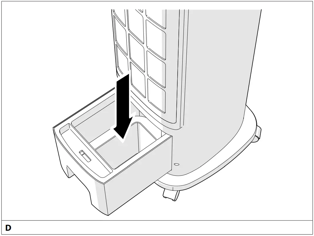 Solis Ventilator 7587 Cool Air - water tank