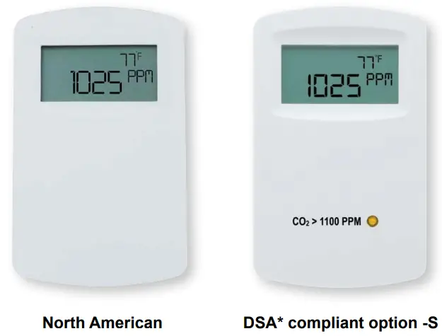 Dwyer Bulletin AQ-CDT Carbon Dioxide Temperature Transmitter