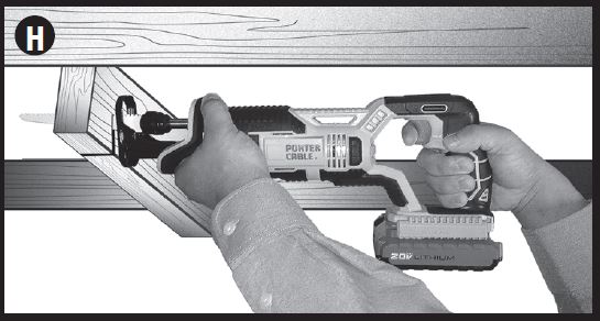 PORTER-CABLE-PCC670B-Reciprocating-Saw-figure-14