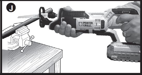 PORTER-CABLE-PCC670B-Reciprocating-Saw-figure-16