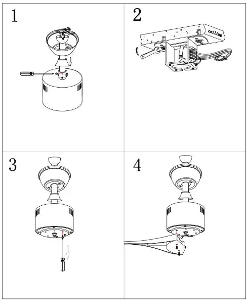 QAZQA 102718 Modern Ceiling Fan - overview 4