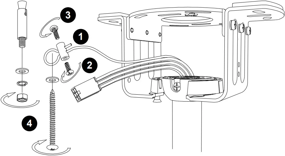 IHOMEadore A559401CB110V 8.7 Inch Bronze LED Indoor Ceiling Fan - b11