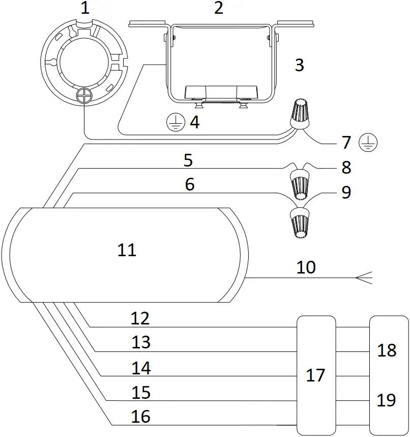 IHOMEadore A559401CB110V 8.7 Inch Bronze LED Indoor Ceiling Fan - b13