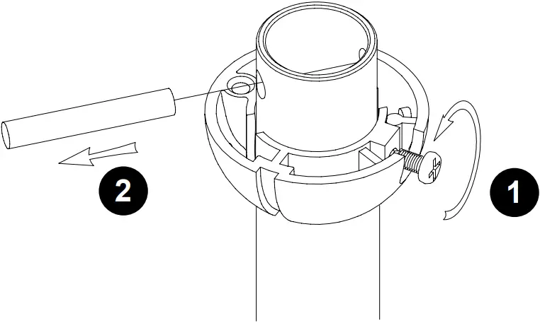 IHOMEadore A559401CB110V 8.7 Inch Bronze LED Indoor Ceiling Fan - b6