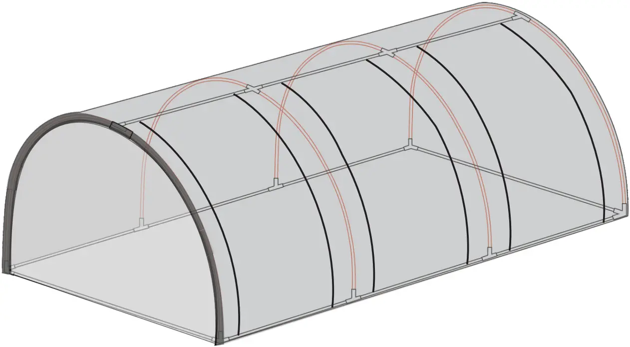 Outsunny 845 234V05 Small Polytunnel Greenhouse