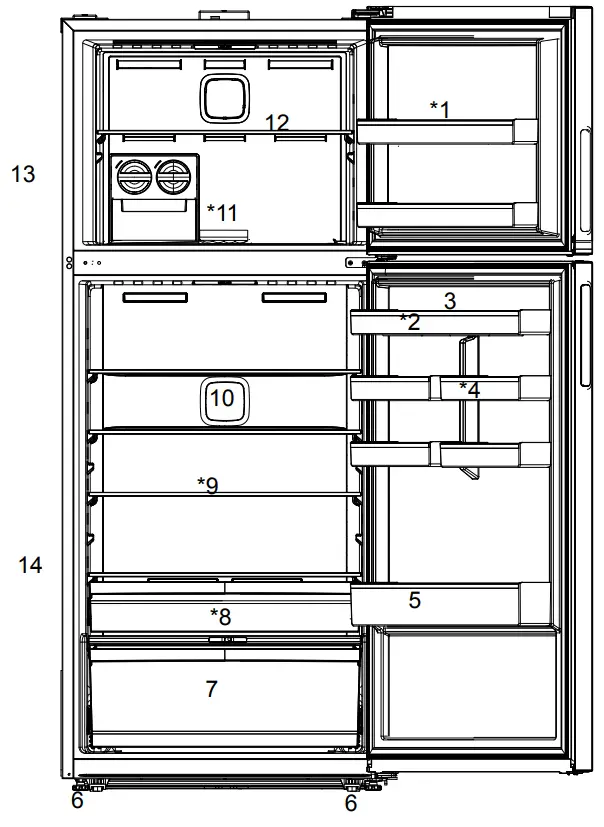 beko 978557EI Refrigerator - Refrigerator