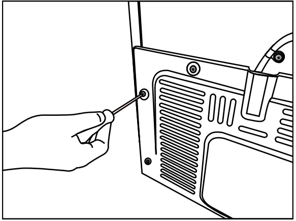 beko 978557EI Refrigerator - screws