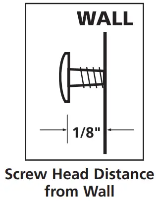 Kidde KN COPP 3 Nighthawk Plug In Carbon Monoxide Alarm - Screw Head Distance