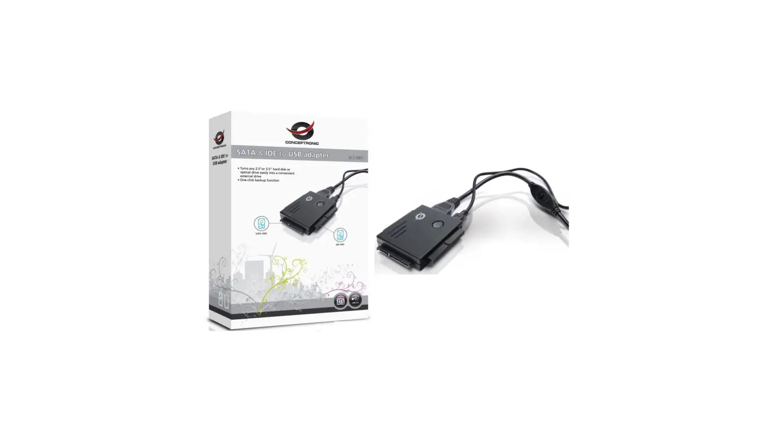 Conceptronic Csatai23u Sata And Ide To Usb 2.0 Adapter User Manual Conceptronic Csatai23u Sata And Ide To Usb 2.0 Adapter User Manual