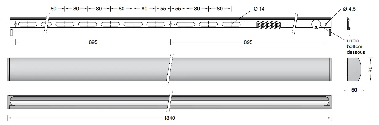 BEGA 51263 5 Indoor Wall Luminaire