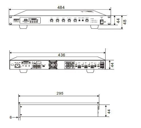 REDBACK-A-4260A-1X120W-1X240W-Class-D-Mixer-Amplifier-Instruction-Manual-fig-14