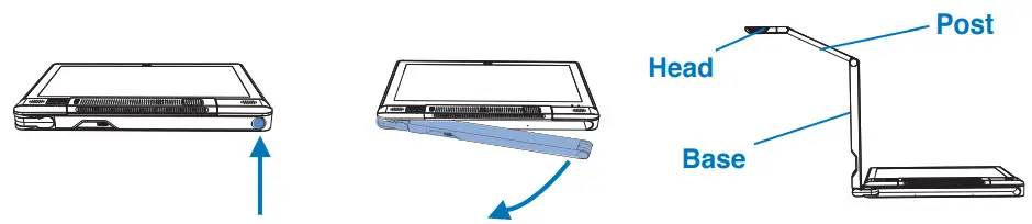 hovercam Pilot X S Wireless Digital Teaching Station - Deploying