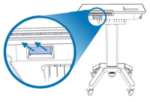 hovercam Pilot X S Wireless Digital Teaching Station - Tablet Storage2