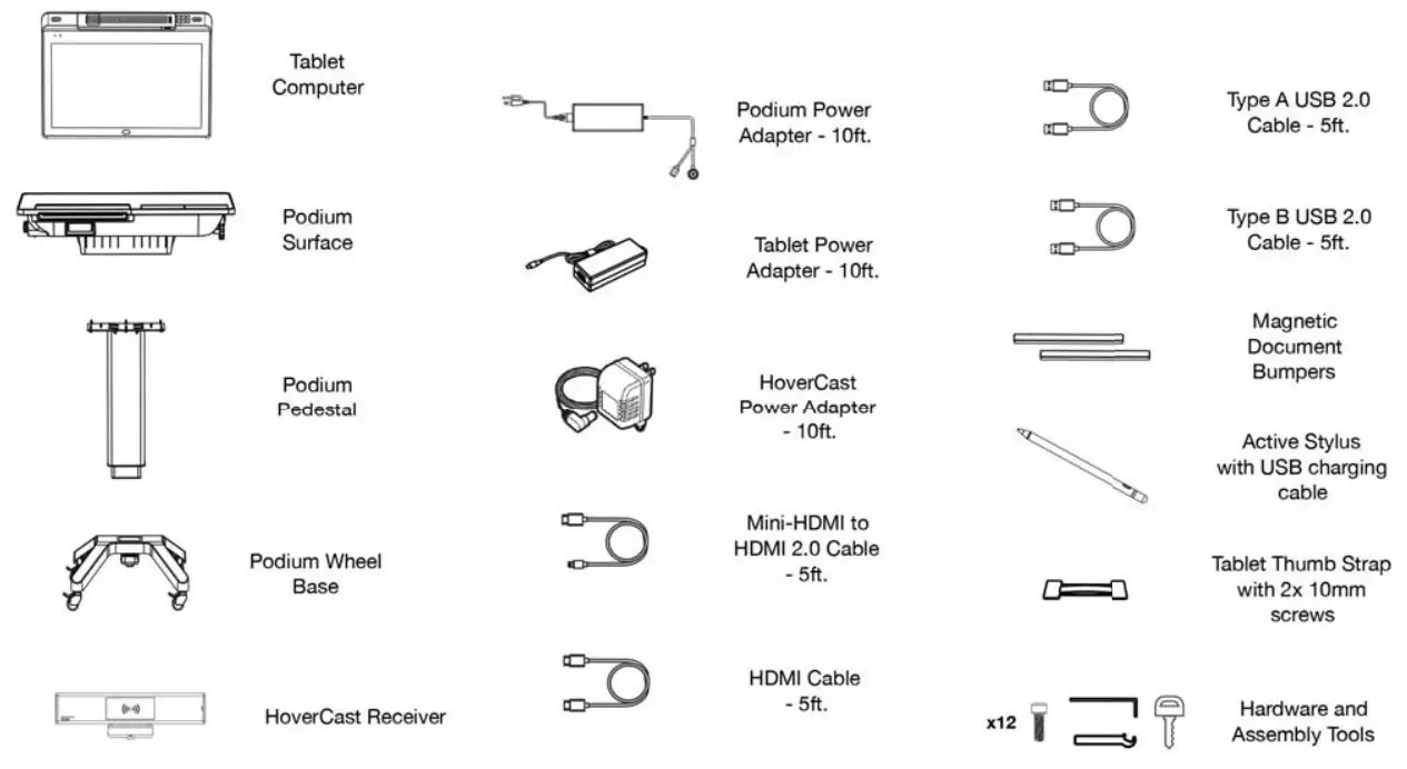 hovercam Pilot X S Wireless Digital Teaching Station - fig1