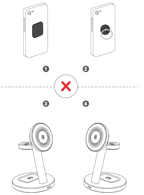 Chargers A9 Mag Leap Duo 3 In 1 Magnetic Wireless Charging Stand User Manual-fig-3