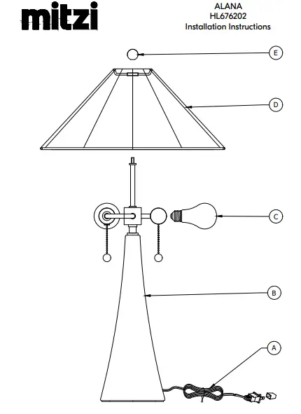 HUDSON VALLEY HL676202 Alana 2 Light Table Lamp - fig