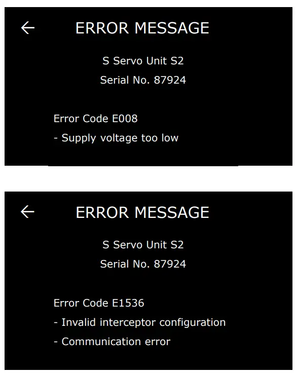 ZiPWAKE 2012311 Dynamic Trim Control System - ERROR MESSAGE