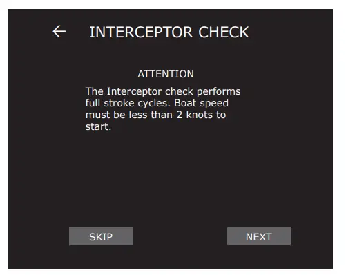 ZiPWAKE 2012311 Dynamic Trim Control System - INTERCEPTOR CHECK