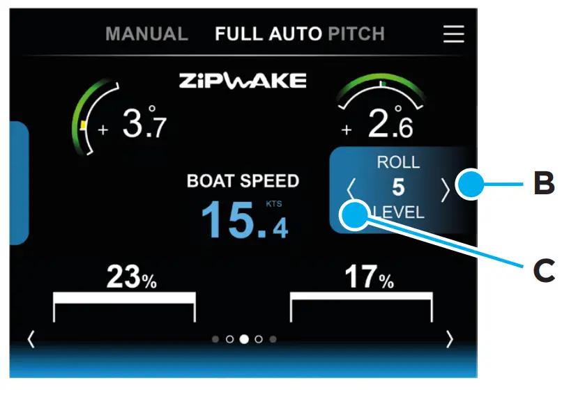 ZiPWAKE 2012311 Dynamic Trim Control System - ROLL LEVEL2