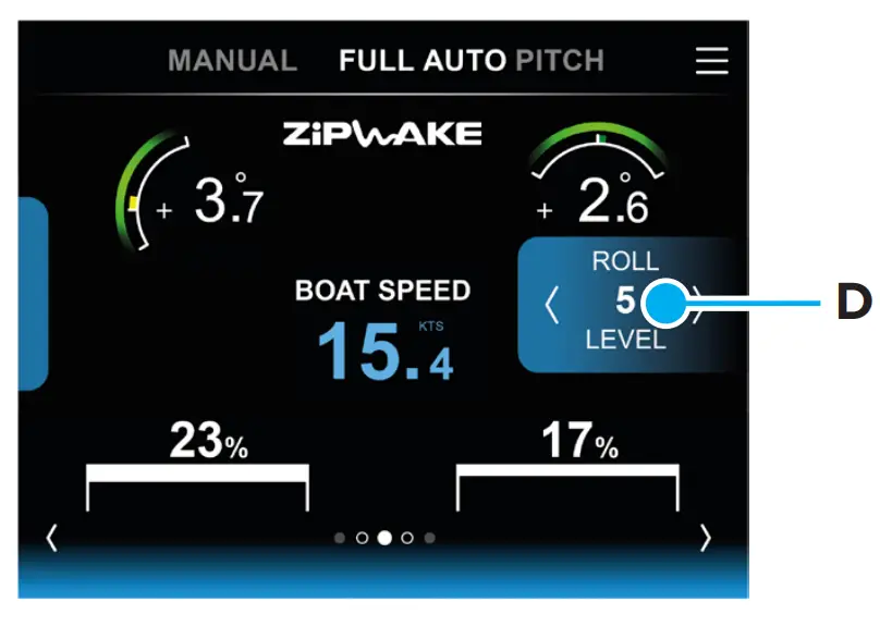 ZiPWAKE 2012311 Dynamic Trim Control System - ROLL LEVEL3