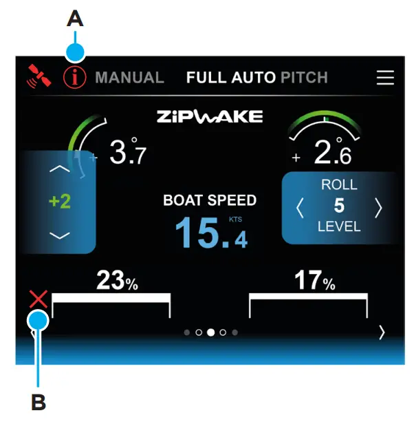ZiPWAKE 2012311 Dynamic Trim Control System - SYSTEM ERROR