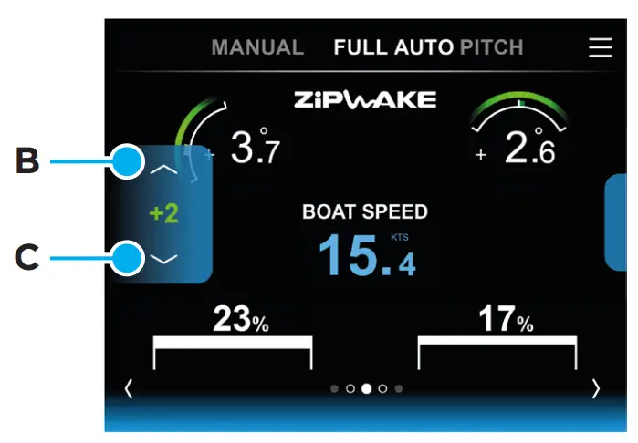 ZiPWAKE 2012311 Dynamic Trim Control System - pitch offset