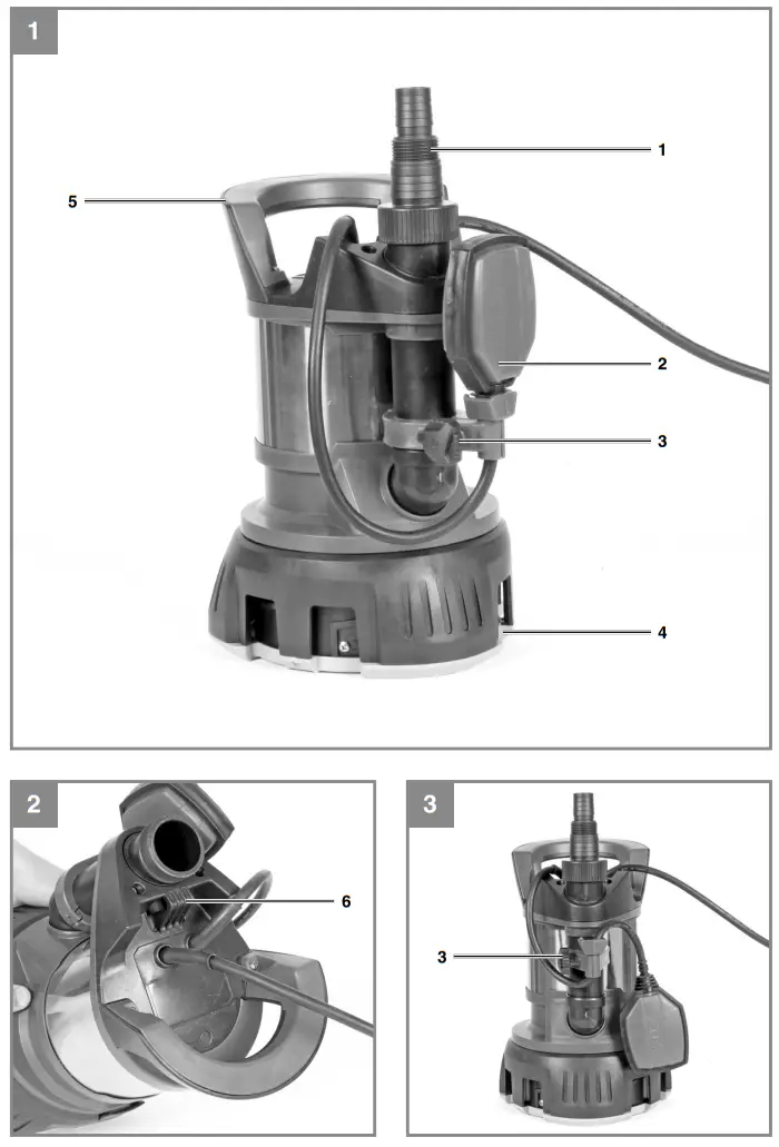 Einhell GE-DP 7330 L Dirty Water Pump - fig 2