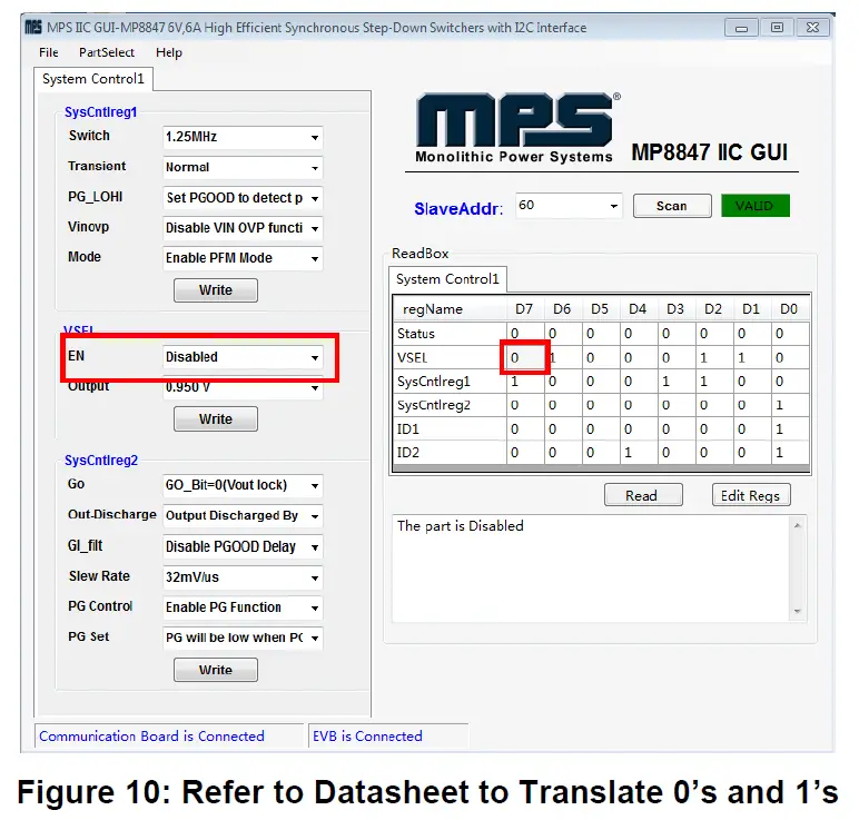 MPS EVKT-8847 MP8847 Evaluation Kit 10