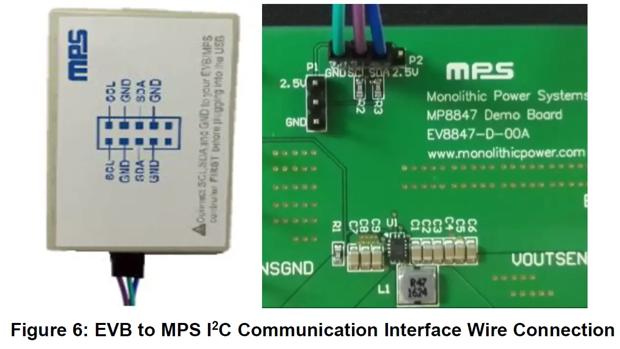 MPS EVKT-8847 MP8847 Evaluation Kit 6