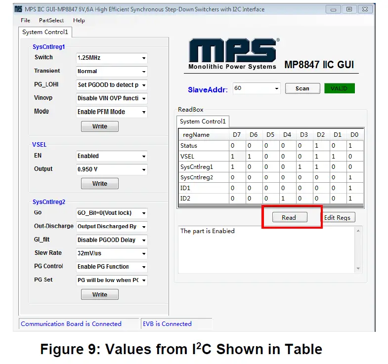 MPS EVKT-8847 MP8847 Evaluation Kit 9