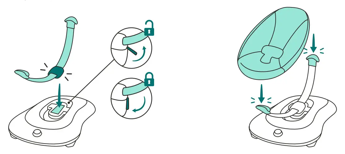 4moms 1048 Baby Rocker - ASSEMBLY