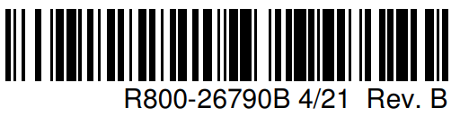 resideo PROHP EU Security System Control Panel - Bar Code