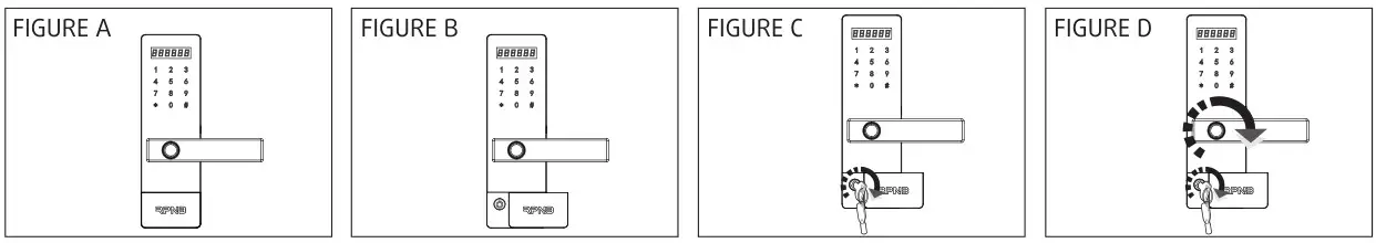 RPN3 RPHS Series Smart Touchscreen Home Safe - Figure A, B, C, D