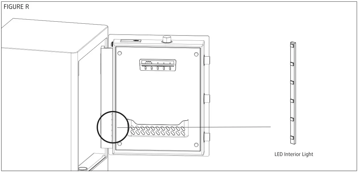 RPN3 RPHS Series Smart Touchscreen Home Safe - Figure R