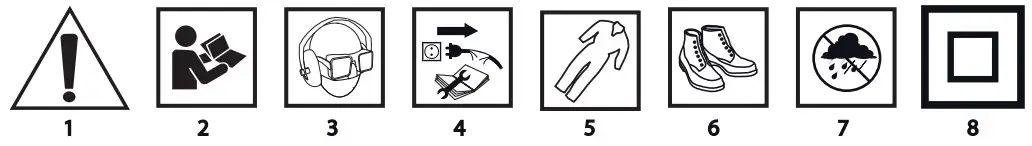GRAPHITE 59G261 Drywall Sander - Explanation of used symbols