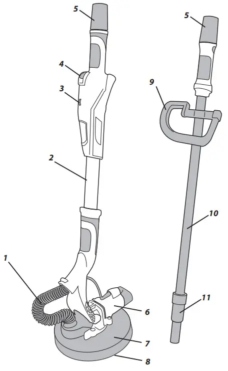 GRAPHITE 59G261 Drywall Sander - fig 1