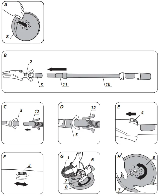 GRAPHITE 59G261 Drywall Sander - fig 2