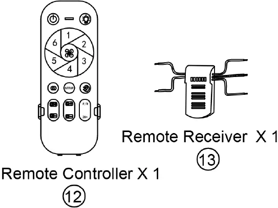 Bella Depot DC5209 Modern Ceiling Fan 04