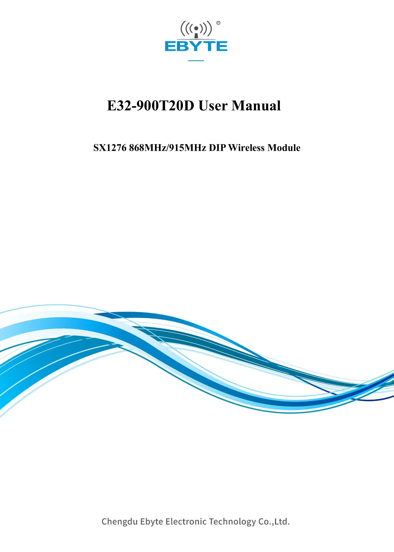 EBYTE E32-900T20D SX1276 868MHz 915MHz DIP Wireless Module User Manual