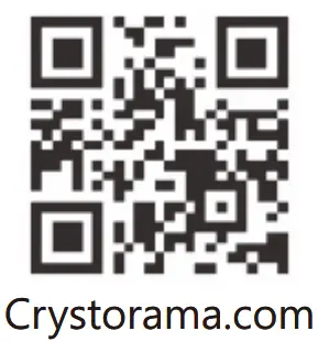 CRYSTORAMA 9226 BK Solaris Six Light Chandelier - QR Code