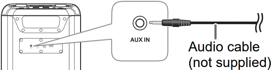 Connect To Audio Cable