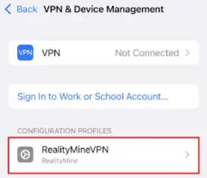 inCompass-Ipsos -MediaLink-VPN-Uninstallation -for-iPad-product