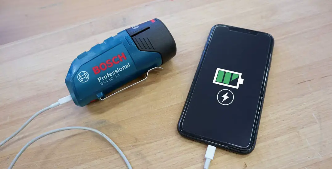 Bosch Gaa 12v-21 Professional Usb Charging Adapter User Manual