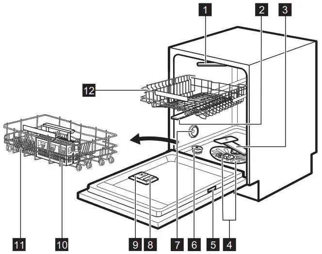 AEG FSE64637P Dishwasher - PRODUCT DESCRIPTION