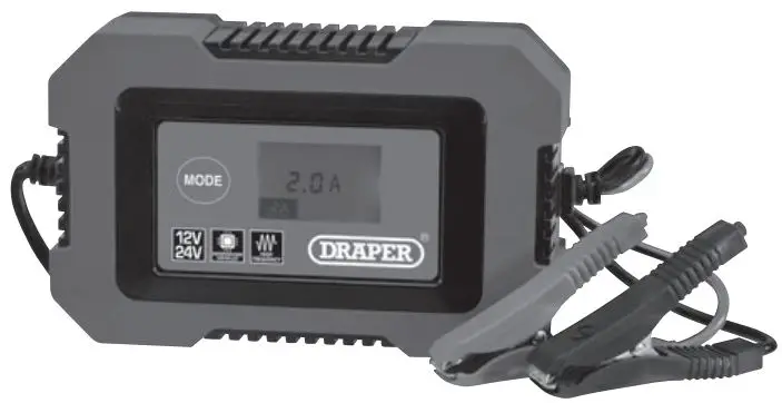 DRAPER 70547 12V or 24V Battery Charger-fig1