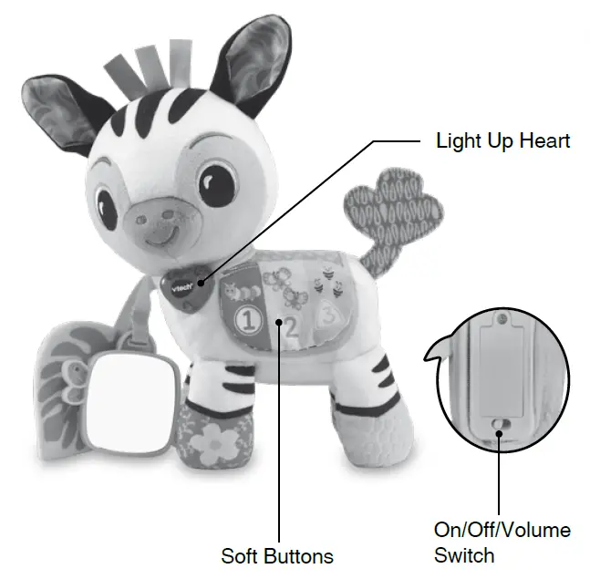 550803 On-the-Go Soft Zebra 1