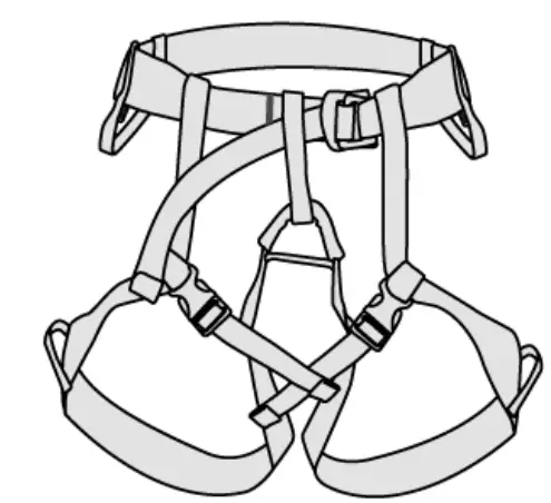 PETZL Altitude Harness Safety system